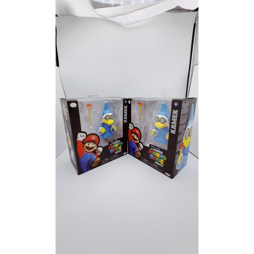The Super Mario Bros. Movie Action Figure Magikoopa Kamek x2
